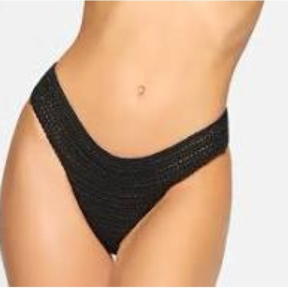 🌷Black skims crochet  Bikini Bottom